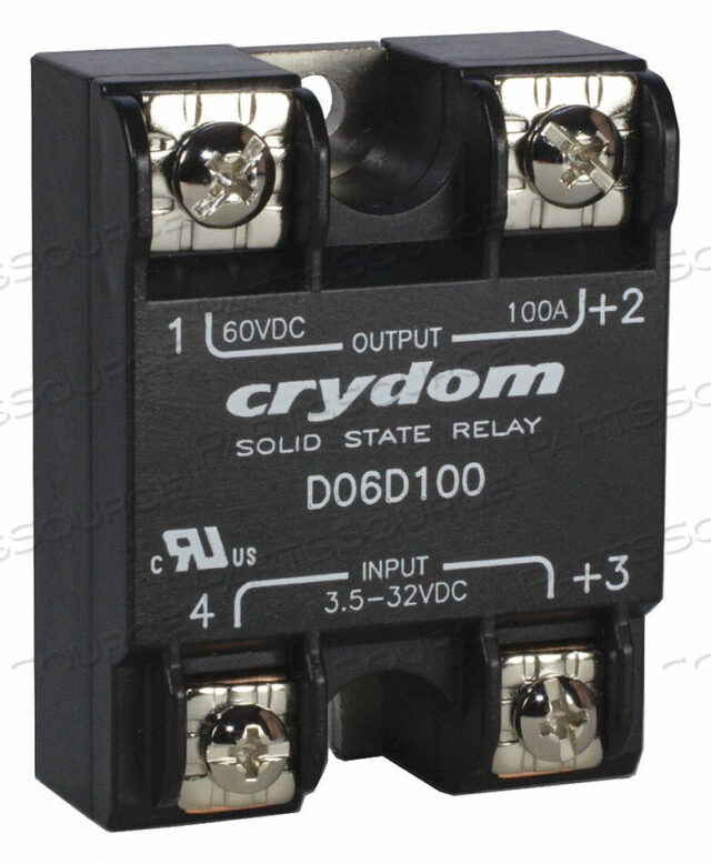 OEM#: D06D60ТВЕРДОТЕЛЬНОЕ РЕЛЕ ОТ 4 ДО 32 В ПОСТОЯННОГО ТОКА 60 от CRYDOM