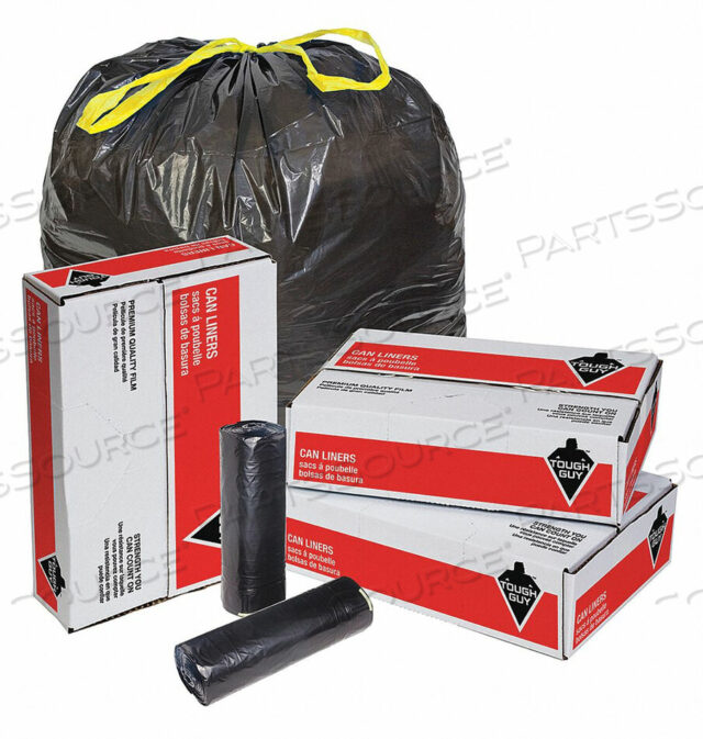 OEM#: 15E451МУСОРНЫЙ МЕШОК 55 ГАЛЛОНОВ ЧЕРНЫЙ PK100 от Tough Guy