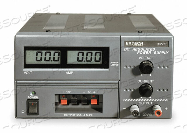 OEM#: 382213ЦИФРОВОЙ ИСТОЧНИК ПИТАНИЯ ПОСТОЯННОГО ТОКА С ТРОЙНЫМ ВЫХОДОМ от Extech Instruments