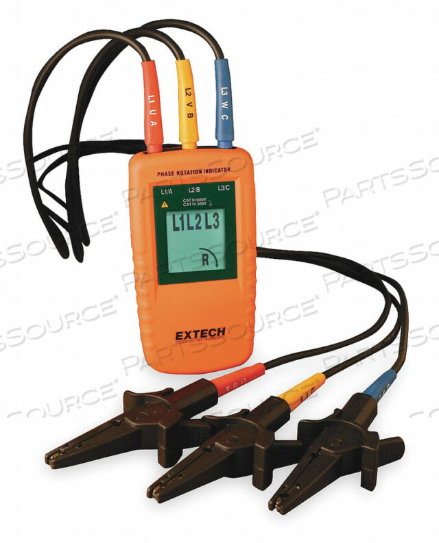 OEM#: 480400ТЕСТЕР ПОСЛЕДОВАТЕЛЬНОСТИ ФАЗ, 40–60 В, 2,7 Вт от Extech Instruments