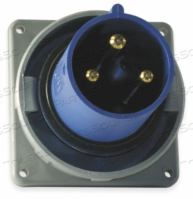 OEM#: HBL360B6WIEC ВХОДНОЙ ШТИФТ И ВТУЛКА 60A 250V СИНИЙ от Hubbell Incorporated, Wiring Device-Kellums