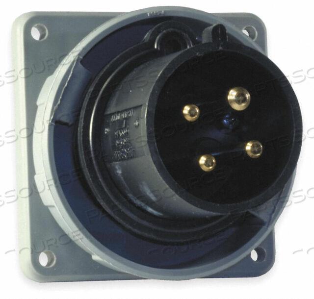 OEM#: HBL4100B5WIEC ВВОДНОЙ ШТИФТ И ВТУЛКА 100A 600V ЧЕРНЫЙ от Hubbell Incorporated, Wiring Device-Kellums