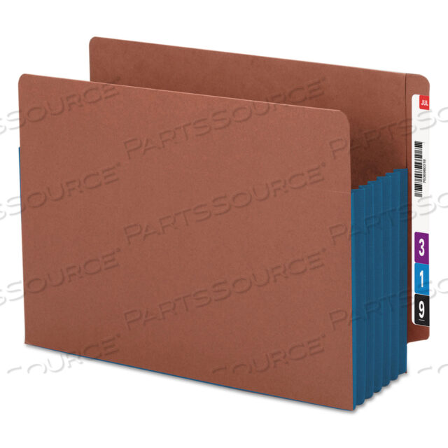 OEM#: 73689REDROPE КАРМАНЫ ДЛЯ ФАЙЛОВ С ОТКИДНЫМИ ПЕРЕДНИМИ ЯЗЫКАМИ, ПОЛНОСТЬЮ ВЫСОКИЕ КЛАССИФИКАЦИИ 6.5, РАСШИРЕНИЕ 5.25, ФОРМАТ LETTER, REDROPE/СИНИЙ, 10 ШТ./КОРОБКА от Smead