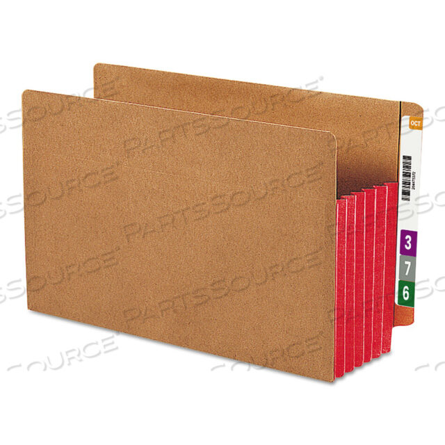 OEM#: 74696REDROPE DROP-FRONT END TAB КАРМАНЫ ДЛЯ ФАЙЛОВ, ПОЛНОСТЬЮ ВЫСОКИЕ 6.5 КЛАССИФИКАЦИЯ, РАСШИРЕНИЕ 5.25, РАЗМЕР LEGAL, REDROPE/RED, 10/КОРОБКА от Smead