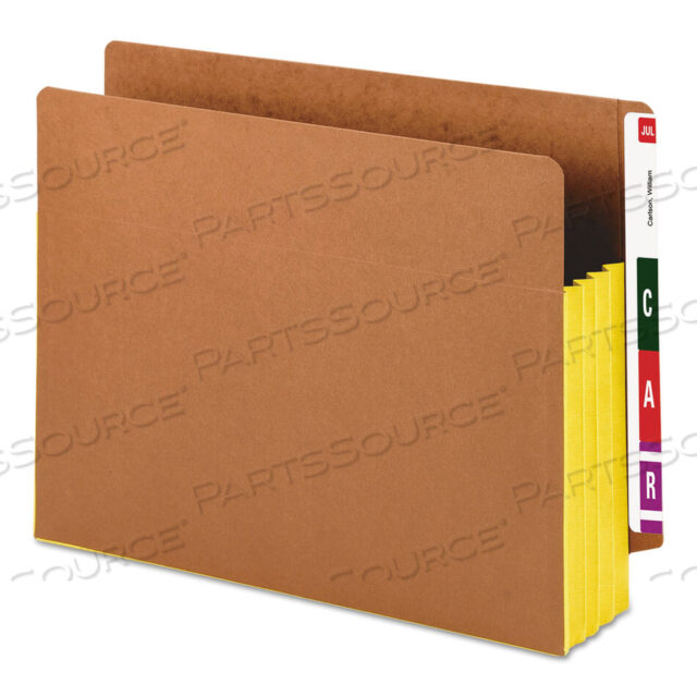 OEM#: 73688REDROPE DROP-FRONT END TAB КАРМАНЫ ДЛЯ ФАЙЛОВ, ПОЛНОСТЬЮ ВЫСОКИЕ 6.5 КЛАССИФИКАЦИИ, РАСШИРЕНИЕ 3.5, ФОРМАТ LETTER, REDROPE/ЖЕЛТЫЙ, 10/КОРОБКА от Smead