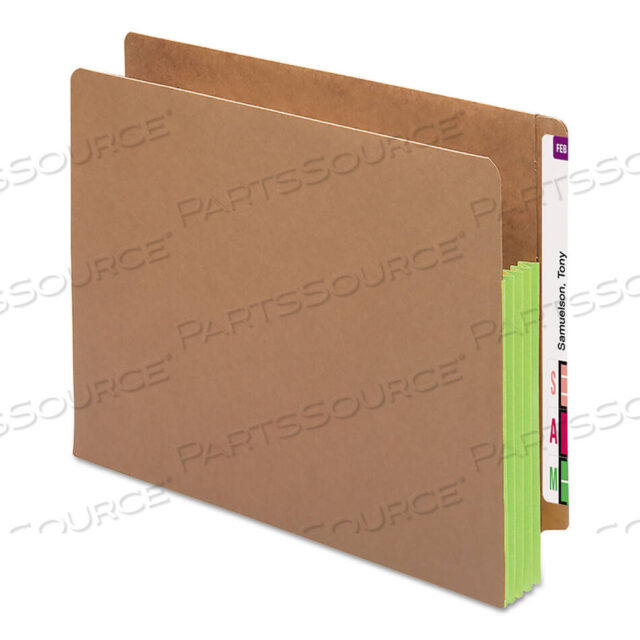 OEM#: 73680REDROPE DROP-FRONT END TAB КАРМАНЫ ДЛЯ ФАЙЛОВ, ПОЛНОСТЬЮ ВЫСОКИЕ 6.5 КЛАССИФИКАЦИЯ, РАСШИРЕНИЕ 3.5, ФОРМАТ LETTER, REDROPE/ЗЕЛЕНЫЙ, 10/КОРОБКА от Smead