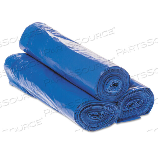 OEM#: DTH3040BDRAW-TUFF INSTITUTIONAL DRAW-TAPE CAN LINERS, 30 ГАЛЛОНОВ, 1 МИЛ, 30,5 X 40, СИНИЙ, 25 ПАКЕТОВ/РУЛОН, 8 РУЛОНОВ/КОРОБКА от Inteplast Group