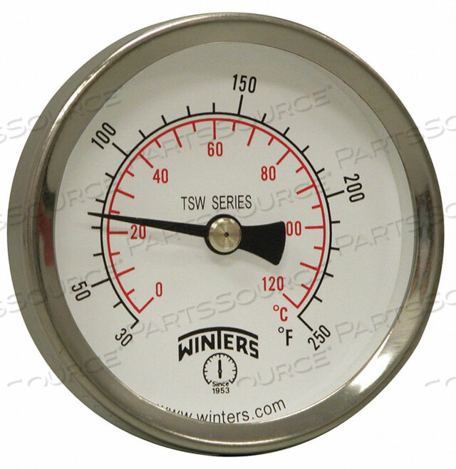 OEM#: TSW174-2LF.ТЕРМОМЕТР 30 ДО 250 ГРАДУСОВ F 1/2 NPT от Winters Instruments