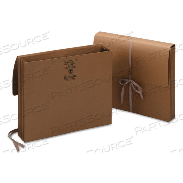 OEM#: 71053 РАСШИРЯЮЩИЕСЯ КОШЕЛЬКИ REDROPE, РАСШИРЕНИЕ 3,5, 1 СЕКЦИЯ, ЗАСТЕЖКА НА ТКАНЕВОЙ ЗАВЯЗКЕ, ПИСЬМЕННЫЙ РАЗМЕР, REDROPE, 10 ШТ./КОРОБКА от Smead