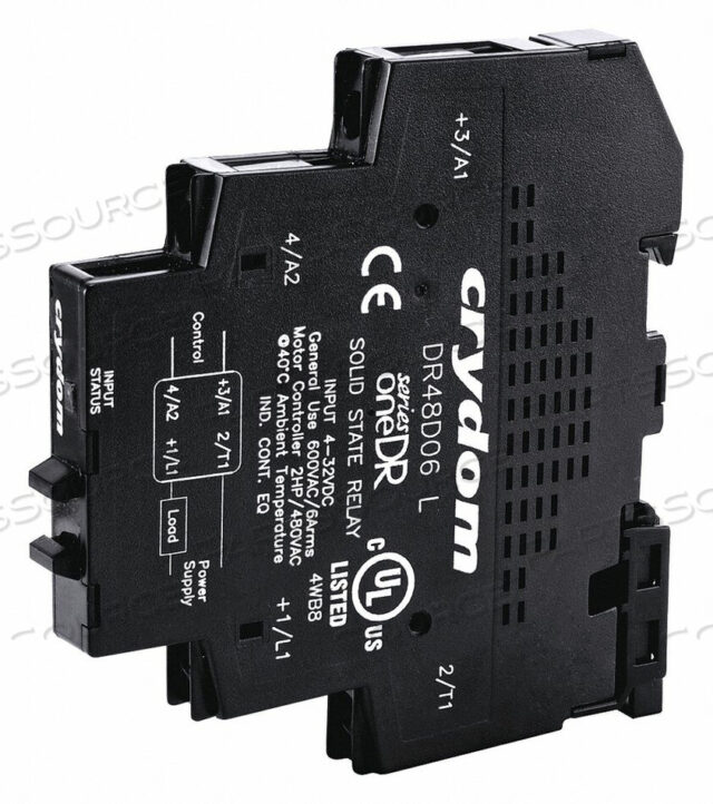 OEM#: DR48D06RSOLID STATE RELAY IN 4 TO 32VDC 6 от CRYDOM