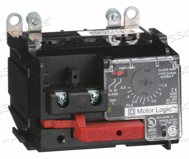 OEM#: 9065SFB20РЕЛЕ ПЕРЕГРУЗКИ 1,50 ДО 4,50 А КЛАСС 10/20 от Square D