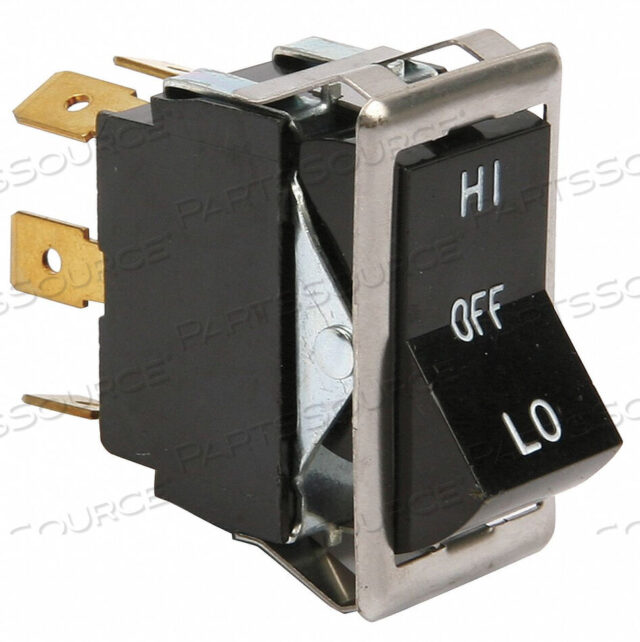 Replaces Blodgett 6503ROCKER SWITCH7/8 X 1-1/2 DPDT CTR-OFF