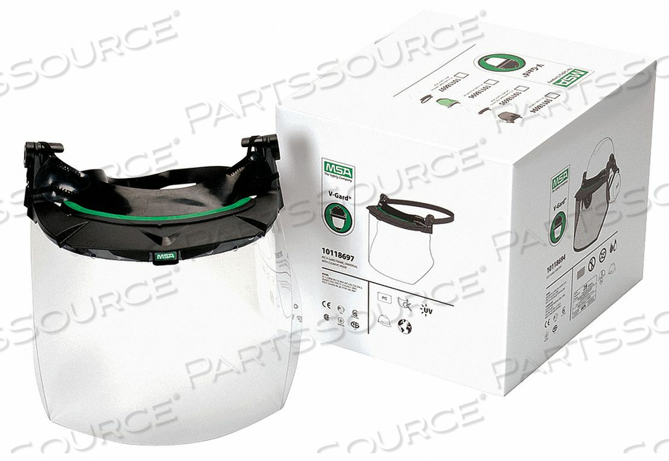 OEM#: 10118697КРОНШТЕЙН ДЛЯ ЛИЦЕВОГО ЩИТКА И ПРОЗРАЧНЫЙ КОЗЫРЕК от MSA Safety Sales, LLC