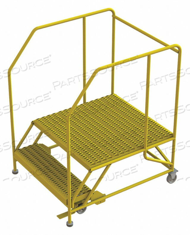 OEM#: WLWP123636SL-Y2 МОБИЛЬНАЯ РАБОЧАЯ ПЛАТФОРМА STEP 36Ш X 36Д, 36 ПОРУЧНЕЙ, БЕЗОПАСНЫЙ ЖЕЛТЫЙ от Tri-Arc