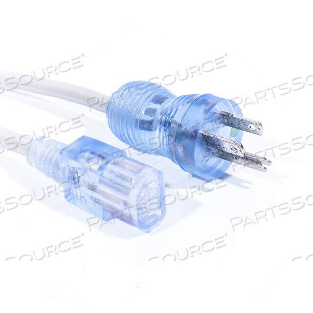 Заменяет Baxter Healthcare Corp. QACCD761.D10FT 18 AWG NEMA 5-15P - C13 КАБЕЛЬ ПИТАНИЯ МЕДИЦИНСКОГО КЛАССА - СЕРЫЙ