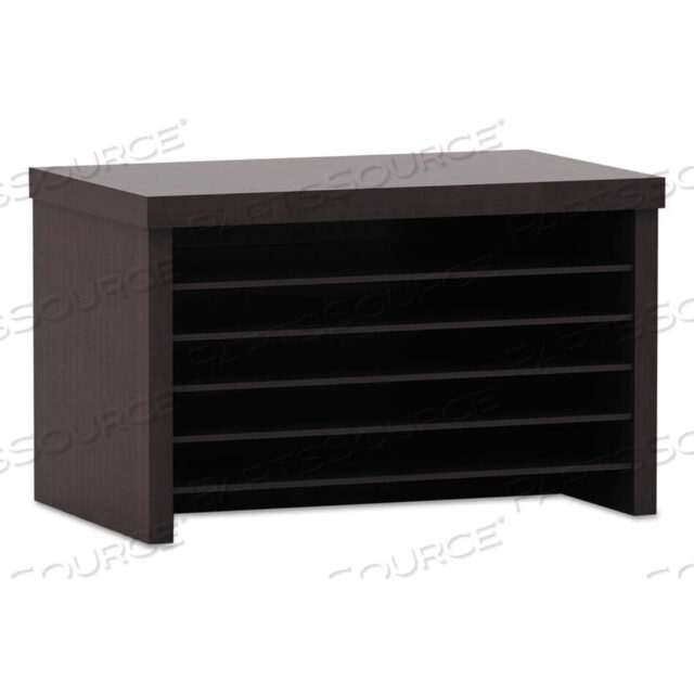 OEM#: ALEVA316012ESALERA VALENCIA UNDER COUNTER FILE ORGANIZER SHELF, 15.75W X 9.88D X 10.88H, ESPRESSO by Alera