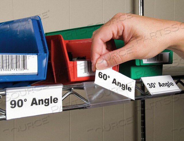 OEM#: WRS1253ANGLE VU ДЕРЖАТЕЛЬ ЭТИКЕТКИ 3 ПРОЗРАЧНЫЙ PK25 от Aigner Index