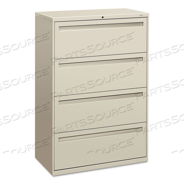 OEM#: H784.L.QBRIGADE 700 SERIES БОКОВАЯ ПАПКА, 4 ЯЩИКА ДЛЯ ПАП ФОРМАТА LEGAL/LETTER, СВЕТЛО-СЕРЫЙ, 36 X 18 X 52,5 от HON