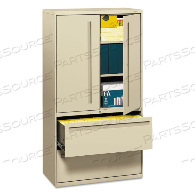 OEM#: H785LS.L.LBRIGADE 700 SERIES БОКОВАЯ ПАСПОРТНАЯ КАРТОЧКА, ТРИ ПОЛКИ, ЗАКРЫТОЕ ХРАНЕНИЕ, 2 ЯЩИКА ДЛЯ ПАСПОРТНЫХ КАРТ ФОРМАТА LEGAL/LETTER, ШПАТЛЕВКА, 36 X 18 X 64,25 от HON