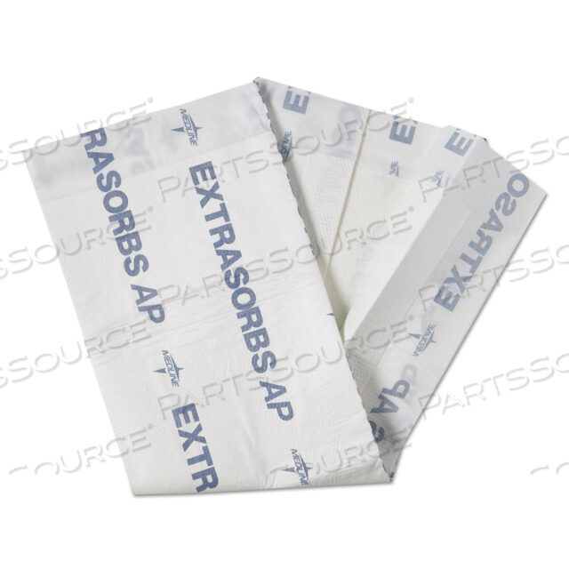 OEM#: EXTSRB3036AZEXTRASORBS AIR-PERMEABLE DISPOSABLE DRYPADS, 30 X 36, WHITE, 5 PADS/PACK by Medline Industries, Inc.