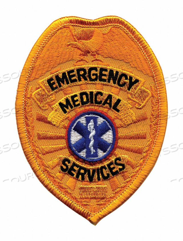 OEM#: 5613EMBRDRD PATCH EMERGENCY MEDICAL SRV GOLD от Heros Pride