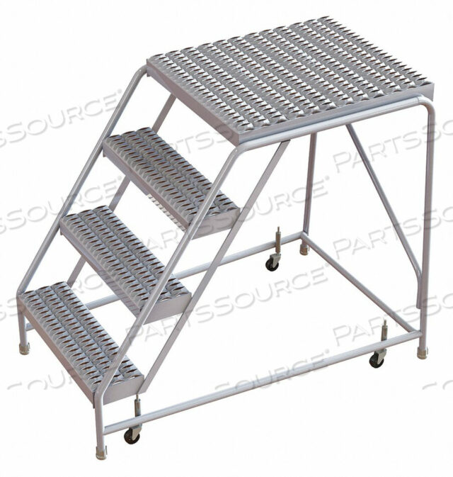 OEM#: WLAR004245-D5ЛЕСТНИЦА НА КОЛЕСАХ, 4 СТУПЕНИ, АЛЮМИНИЕВАЯ, ЗУБЧАТАЯ, Tri-Arc