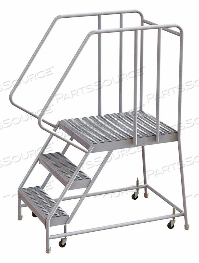 OEM#: WLAR103165-D53 АЛЮМИНИЕВАЯ ЛЕСТНИЦА НА КОЛЕСАХ, 16W GRIP, 28D ВЕРХНЯЯ СТУПЕНЬКА, 32 ПОРУЧНЯ от Tri-Arc