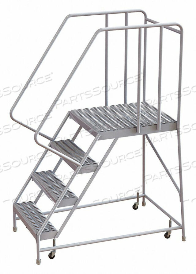 OEM#: WLAR104165-D5ЛЕСТНИЦА НА КОЛЕСАХ, 4 СТУПЕНИ, АЛЮМИНИЕВАЯ, ЗУБЧАТАЯ, Tri-Arc