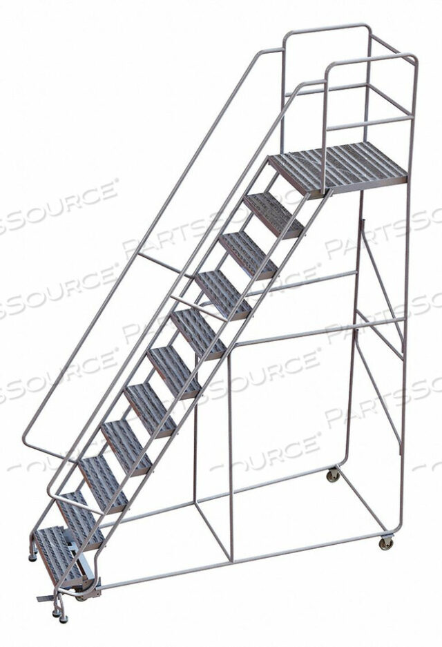 OEM#: WLAR111244-D5ЛЕСТНИЦА НА КОЛЕСАХ, 11 СТУПЕНЕЙ, АЛЮМИНИЕВАЯ, РЕБРИСТАЯ, Tri-Arc