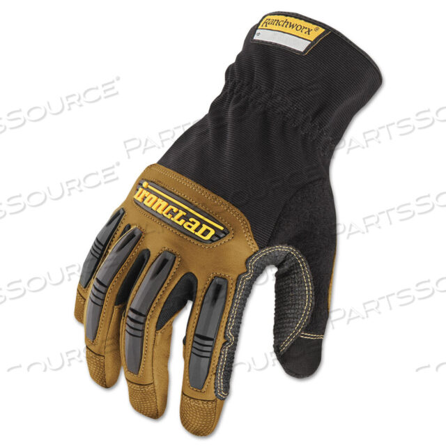 OEM#: RWG2-05-XLRANCHWORX КОЖАНЫЕ ПЕРЧАТКИ, ЧЕРНО-БЕЖЕВЫЕ, X-LARGE от Ironclad
