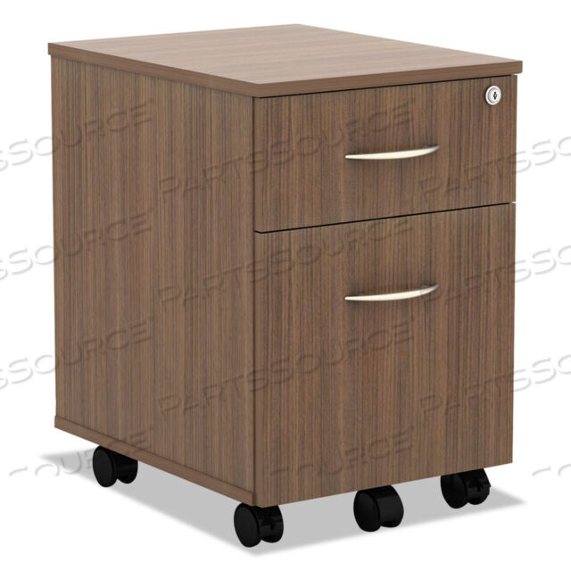 OEM#: ALEVABFWAALERA VALENCIA SERIES МОБИЛЬНАЯ ПЕДЕСТАЛКА, ЛЕВАЯ/ПРАВАЯ, 2 ЯЩИКА: КОРОБКА/ПИСЬМО, LEGAL/LETTER, СОВРЕМЕННЫЙ ОРЕХ, 15,88 X 19,13 X 22,88 от Alera