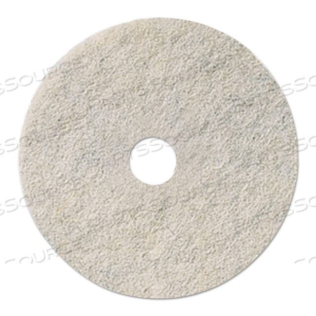 OEM#: BWK4019NATNATURAL BURNISHING FLOOR PADS, 19 ДИАМЕТР, БЕЛЫЙ, 5/КОРОБКА от Boardwalk