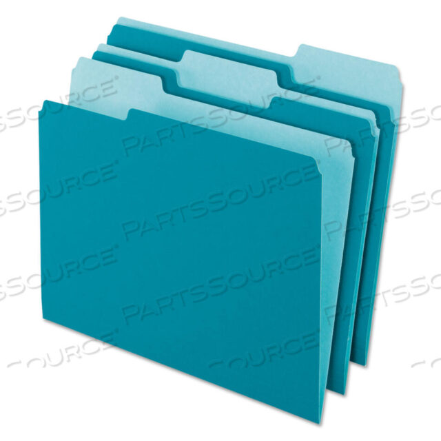 OEM#: 4210 ПАПКИ ДЛЯ АРХИВА 1/3 TEAINTERIOR, ЯРЛЫКИ ШИРИНОЙ 1/3: АССОРТИМЕНТ, ФОРМАТ LETTER, СИНИЙ ЦВЕТ, 100 ШТ./КОРОБКА от Esselte Pendaflex Corp.
