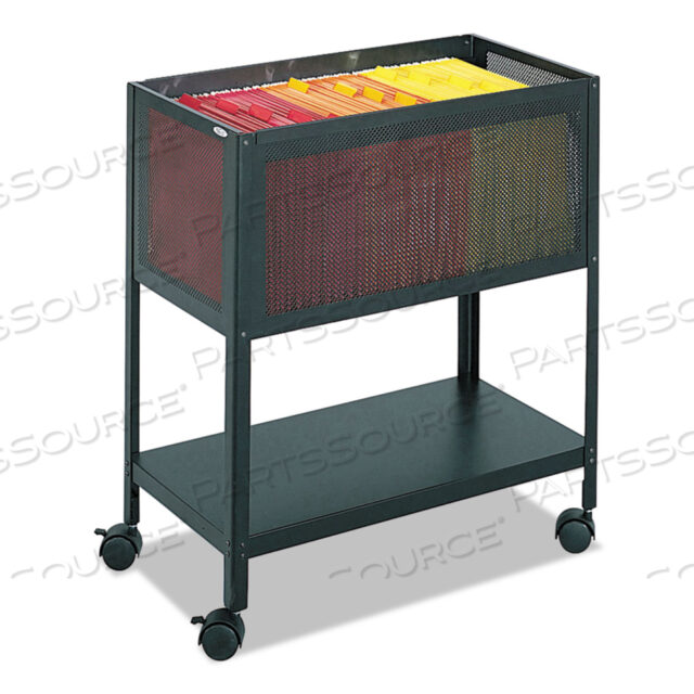 OEM#: 5350BLOPEN TOP MESH TUB, МЕТАЛЛИЧЕСКИЙ, 1 ПОЛКА, 1 ЯЩИК, 13,5 X 24,25 X 27,5, ЧЕРНЫЙ от Safco