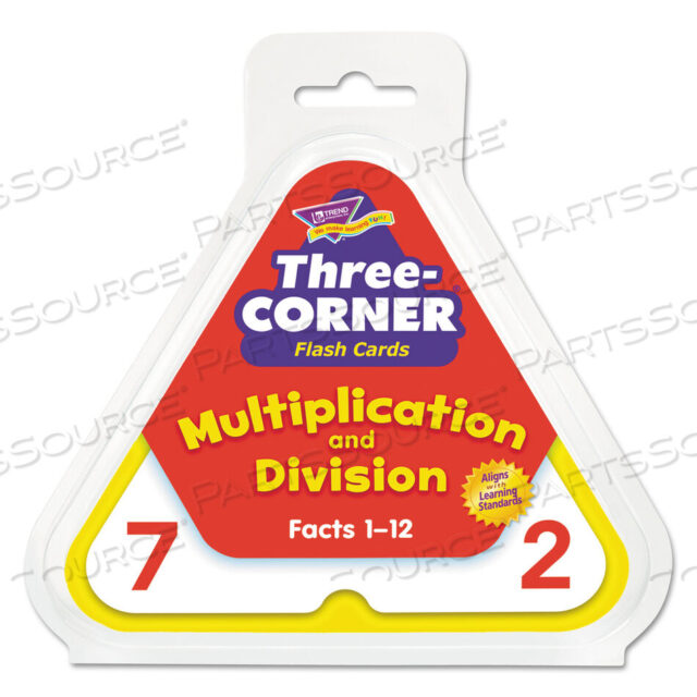 OEM#: T1671ТРЕХУГОЛЬНЫЕ ФЛЕШ-КАРТЫ, УМНОЖЕНИЕ/ДЕЛЕНИЕ, 5,5 X 5,5, 48/КОМПЛЕКТ от Trend