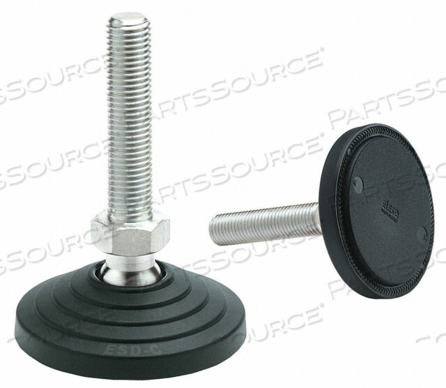 OEM#: LV.A-80-24-AS-M24X158 -ESD-CLEVEL FOOT FIXED STUD M24 3-15/16IN BASE от Elesa USA Corporation