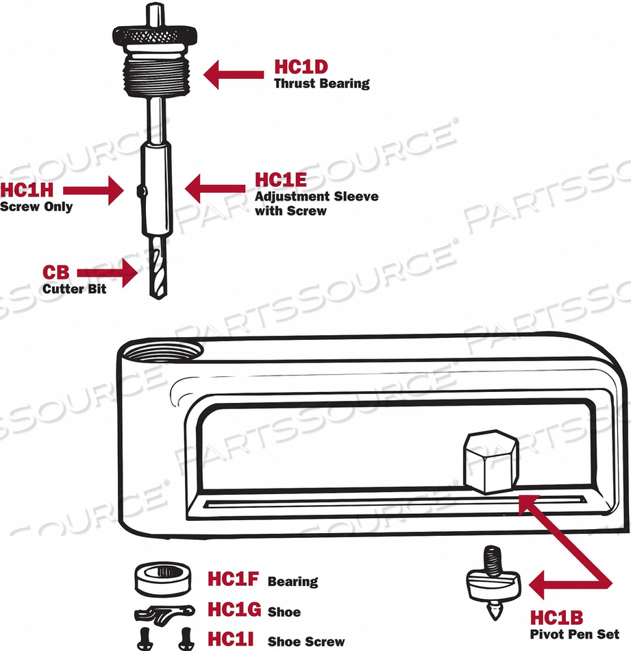 OEM#: HC1HУСТАНОВОЧНЫЙ ВИНТ ДЛЯ ФРЕЗ 1ELG5 1ELH8 от Malco