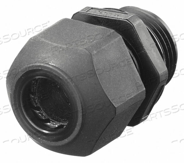 OEM#: SECP7BACONNECTOR, LOW-PROFILE CORD, NON-METALLIC, BLACK, PG7 HUB by Hubbell Incorporated, Wiring Device-Kellums