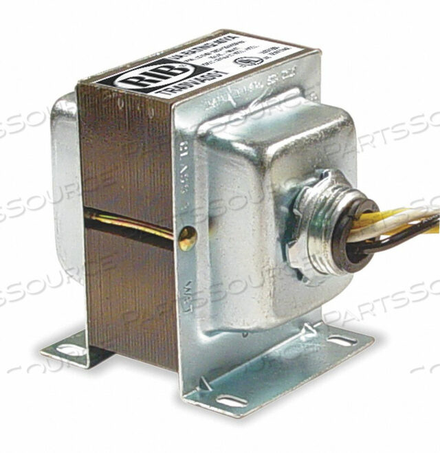 OEM#: TR40VA001ТРАНСФОРМАТОР, 40 ВА, 120-24 В, ОДИНАРНЫЙ ХАБ, КРЕПЛЕНИЕ НА НОЖКУ от RIB