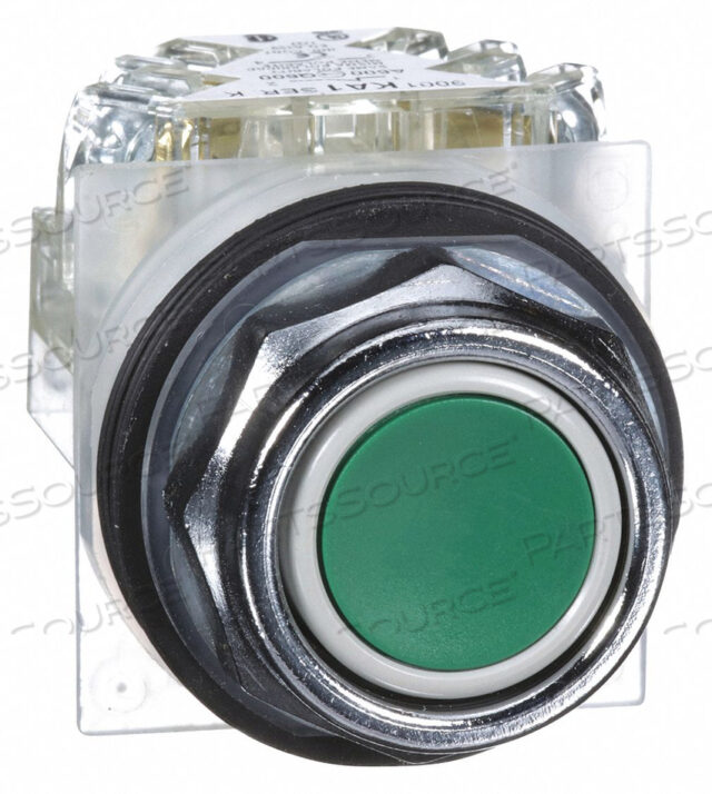 OEM#: 9001KR1GH13H7068 КНОПКА БЕЗ ПОДСВЕТКИ 30 ММ 1НО/1НЗ ЗЕЛЕНАЯ от APC / American Power Conversion