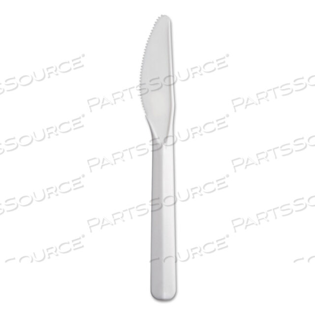 OEM#: K5BWBONUS СТОЛОВЫЕ ПРИБОРЫ ИЗ ПОЛИПРОПИЛЕНА, НОЖ, БЕЛЫЙ, 5, 1000/КОРОБКА от Dart Container Corporation