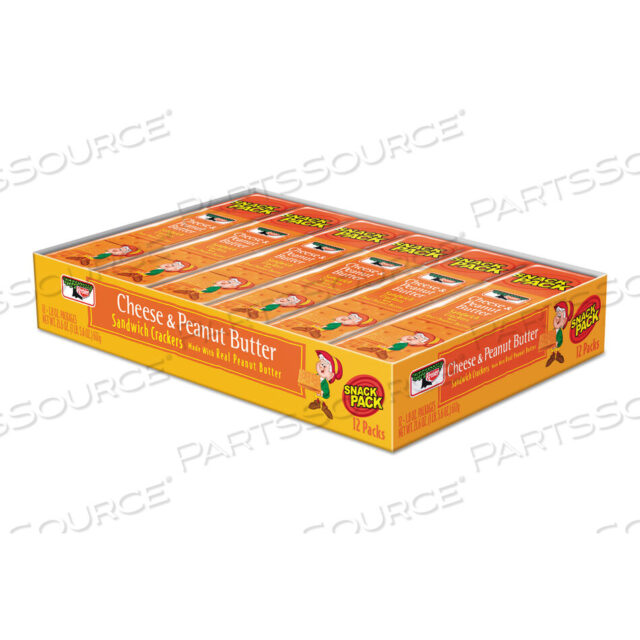 OEM#: 21165 КРЕКЕРЫ-СЭНДВИЧИ, СЫР И АРАХИСОВОЕ МАСЛО, УПАКОВКА ИЗ 8 ШТУК, 12 ШТ./КОРОБКА от Keebler
