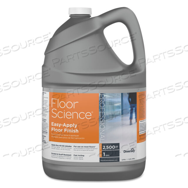 FLOOR SCIENCE ЛЕГКОЕ НАНЕСЕНИЕ ПОЛОВОГО ПОКРЫТИЯ, С ЗАПАХОМ АММИАКА, КОНТЕЙНЕР 1 ГАЛЛОН, 4 ШТ./КОРОБКА