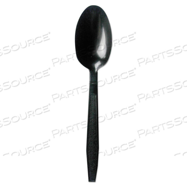 OEM#: BWKTEAHWPPBLAHEAVYWEIGHT POLYPROPYLENE CUTLERES, ЧАЙНАЯ ЛОЖКА, ЧЕРНАЯ, 1000/КОРОБКА от Boardwalk