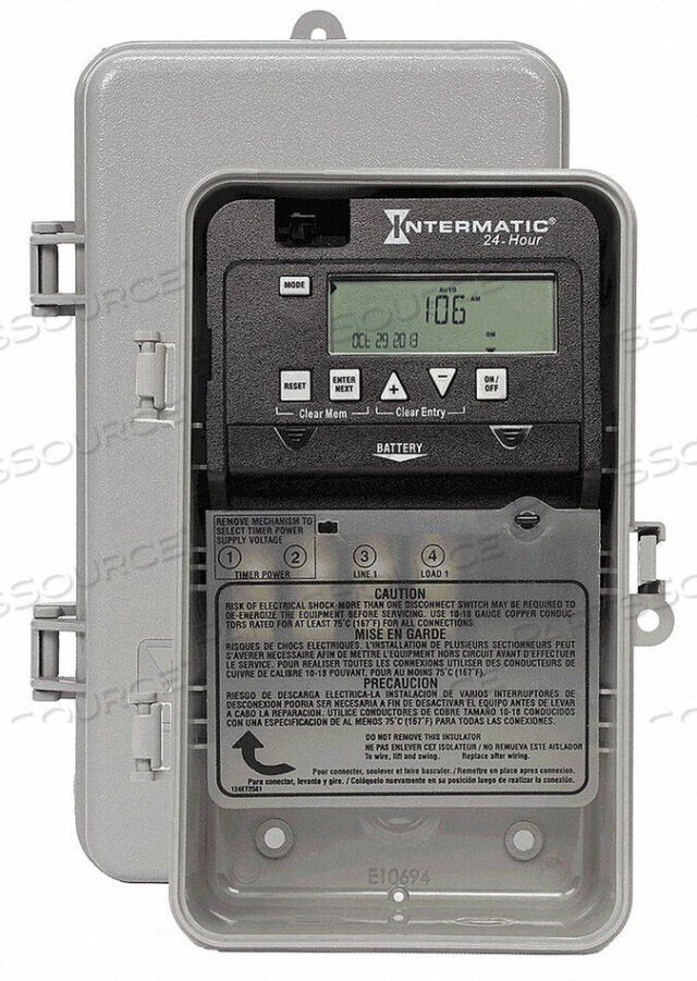 OEM#: EP100CЭЛЕКТРОННЫЙ ТАЙМЕР 24 Ч SPST-NO от Intermatic