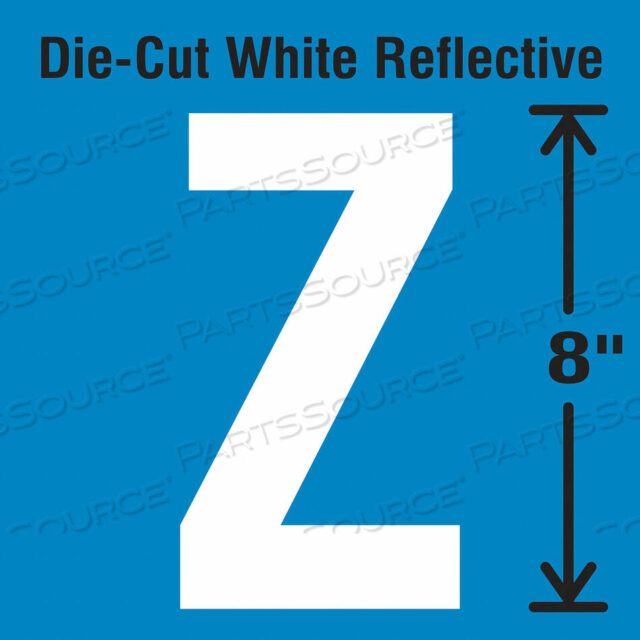OEM#: DWR-SINGLE-8-ZDIE-CUT СВЕТООТРАЖАЮЩАЯ ЭТИКЕТКА С БУКВОЙ Z от Strance, Inc.