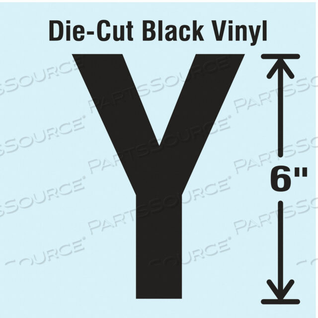 OEM#: DBV-SINGLE-6-YDIE CUT LETTER LABEL Y от Strance, Inc.