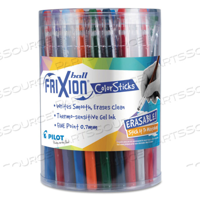 OEM#: 58005FRIXION COLORSTICKS СТИРАЕМАЯ ГЕЛЕВАЯ РУЧКА, СТИК, ТОНКАЯ 0,7 ММ, ДЕСЯТЬ РАЗНЫХ ЦВЕТОВ ЧЕРНИЛ И КОРПУСА, 36 ШТ./УПАКОВКА от Pilot