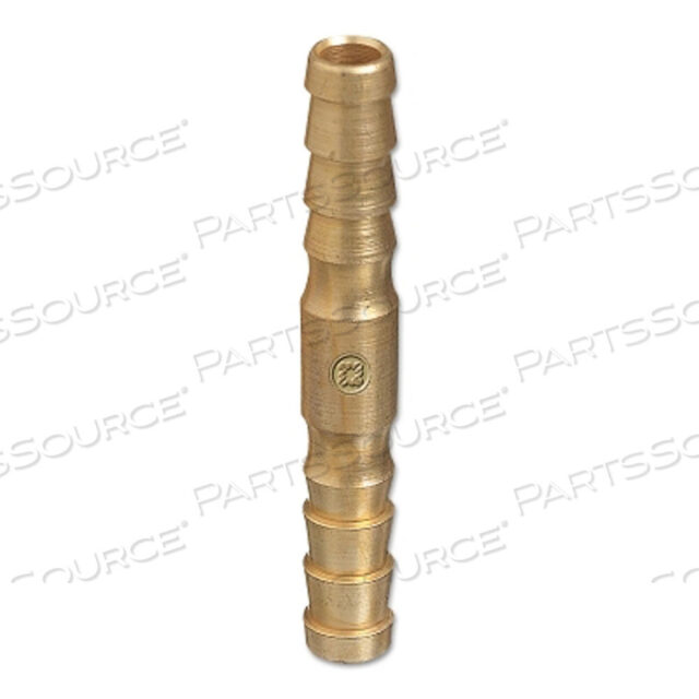 OEM#: 53BRASS HOSE SPLICER, 200 PSIG, BARB NO STOP, 1/8 IN by Western Enterprises