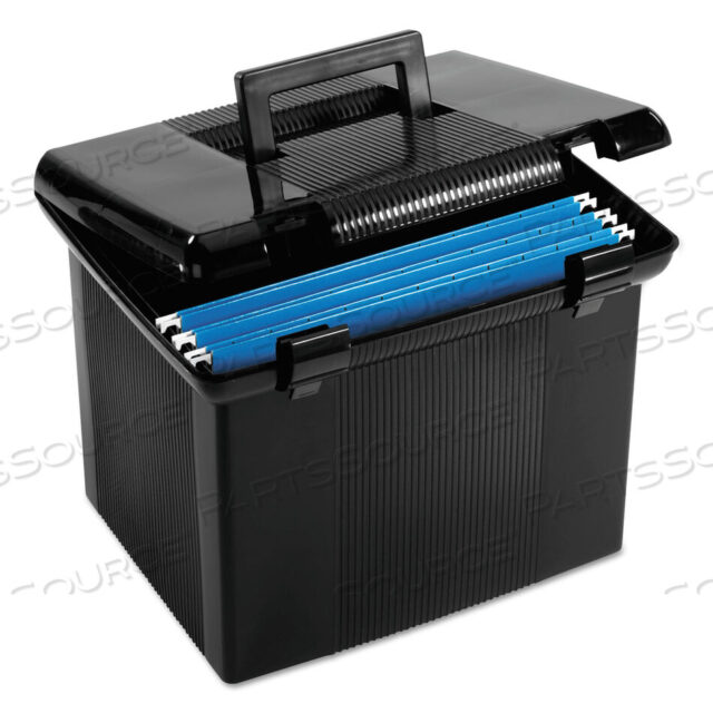 OEM#: 41742ПОРТАТИВНЫЕ КОРОБКИ ДЛЯ ФАЙЛОВ, ПИСЬМЕННЫЕ ПАПКИ, 13,88 X 14 X 11,13, ЧЕРНЫЕ от Esselte Pendaflex Corp.